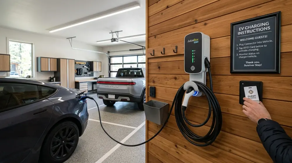 Sunriver Vacation Rental Airbnb EV Charger